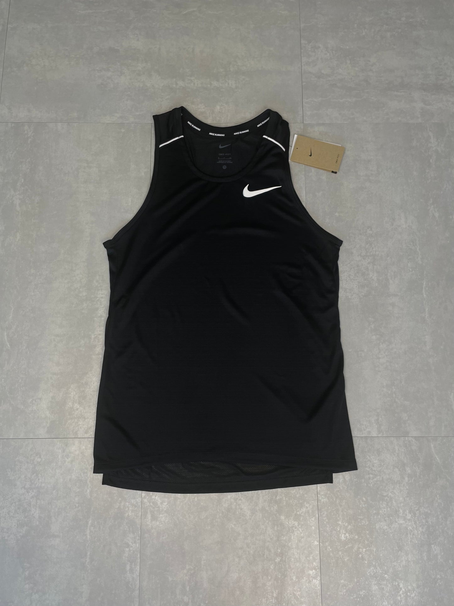 NIKE MILER 1.0 VEST - BLACK