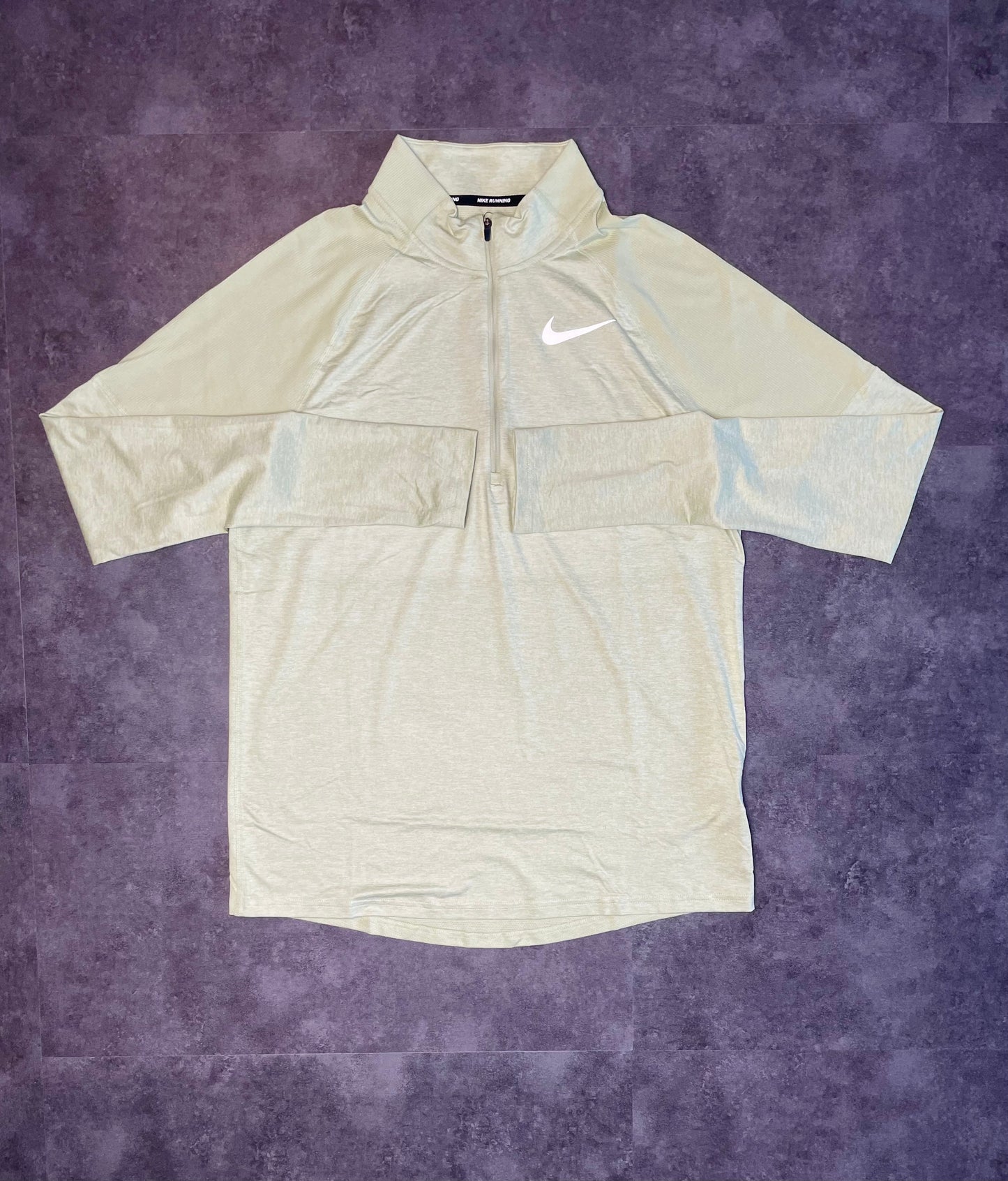 NIKE ELEMENT 2.0 1/4 ZIP - OLIVE AURA