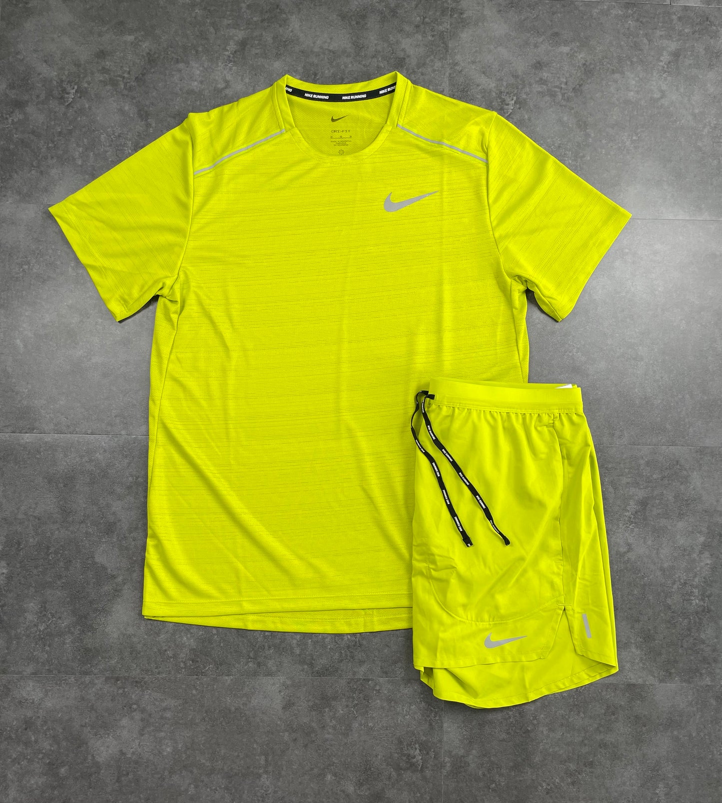 NIKE FLEX STRIDE 5" SHORTS - BRIGHT CACTUS