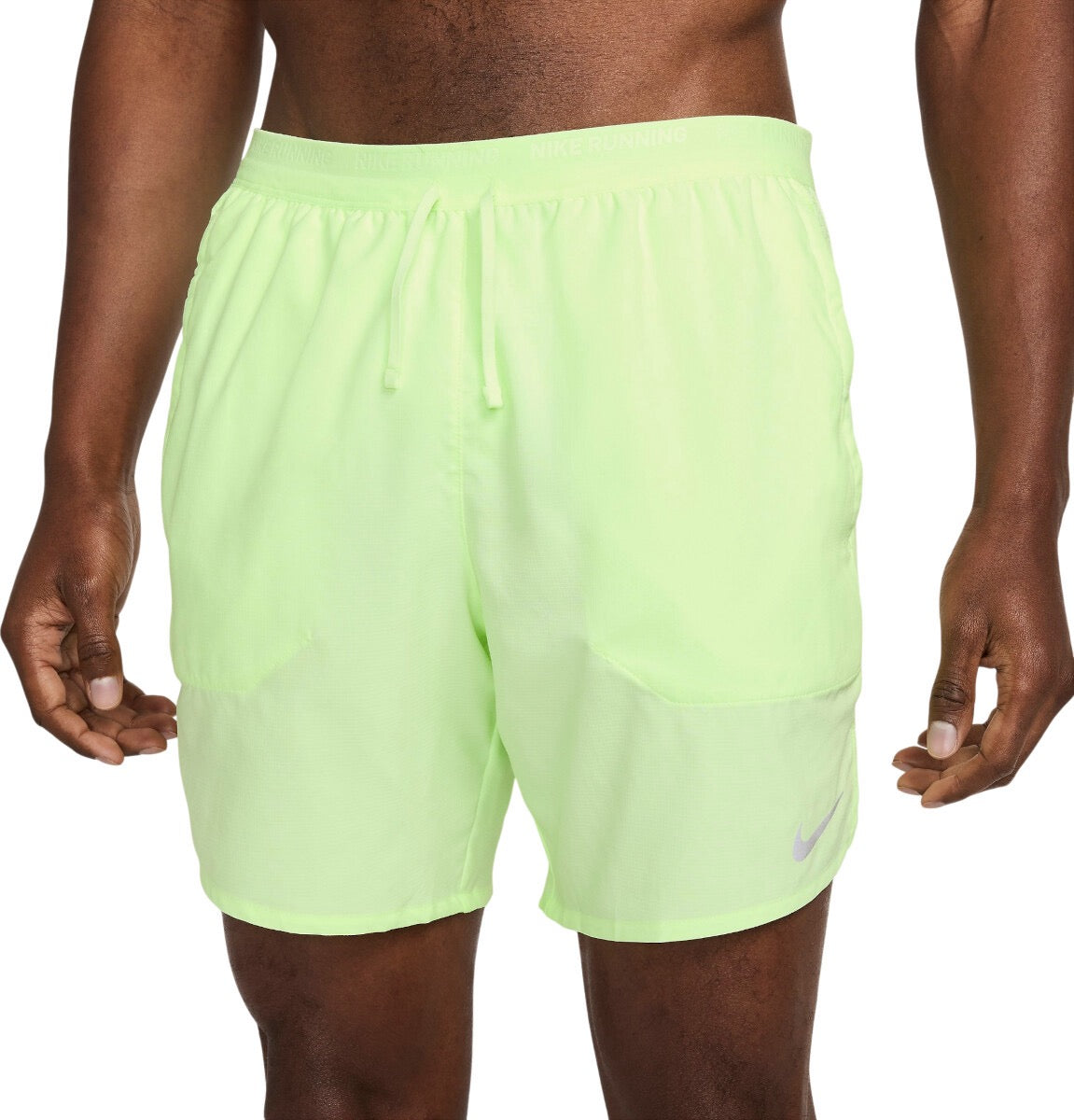NIKE STRIDE SHORTS 7" - LIME GREEN
