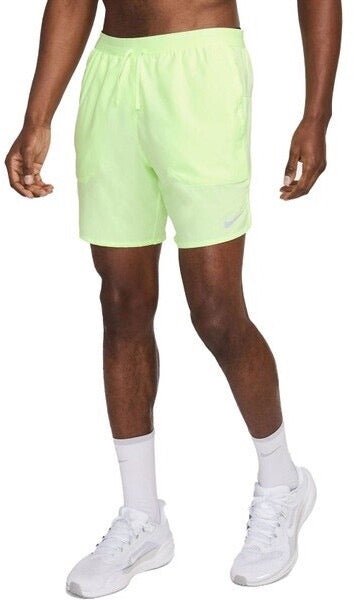 NIKE STRIDE SHORTS 7" - LIME GREEN