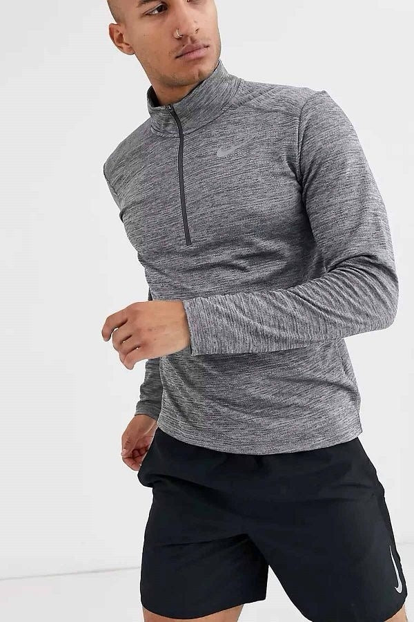 NIKE PACER 1/4 ZIP - GREY