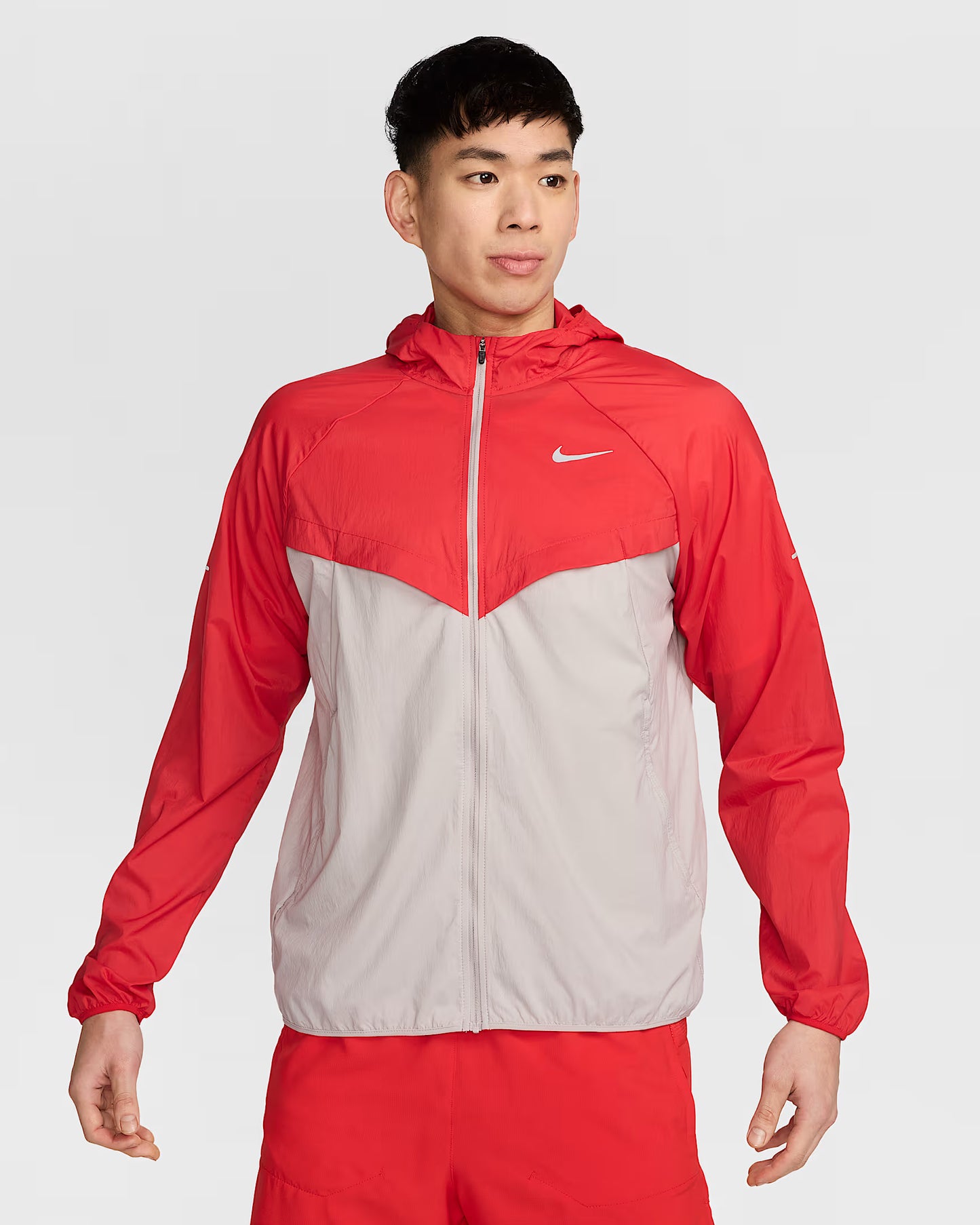 NIKE STRIDE UV WINDRUNNER - UNI RED/COLLEGE GREY